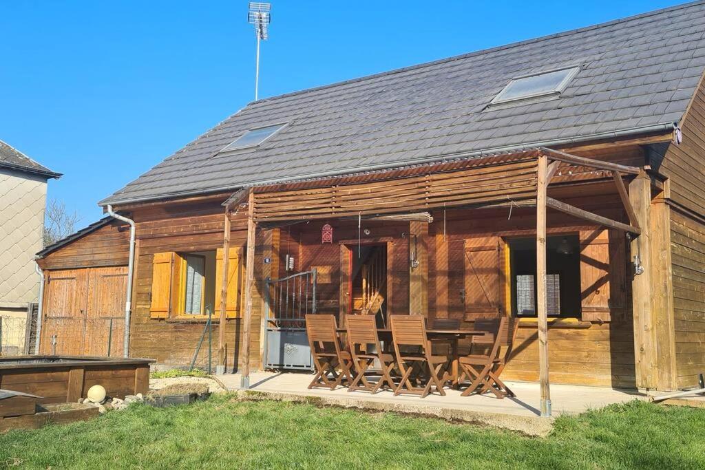 Chalet Antlana Maison Chaleureuse Signy-lʼAbbaye المظهر الخارجي الصورة